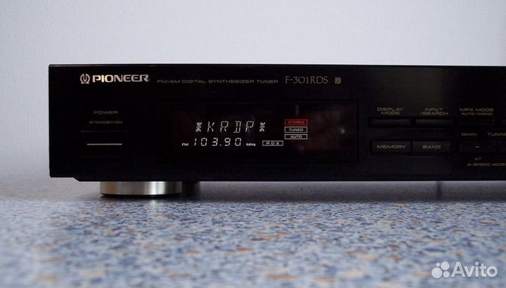 Pioneer FM/AM Radio Tuner F301 RDS Digital