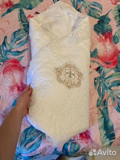 Детский конверт на выписку