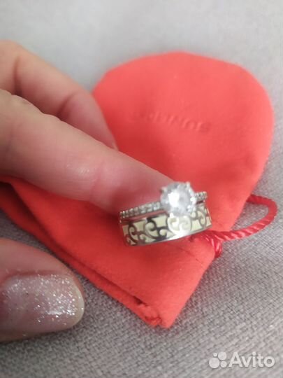 Серебряное кольцо 925 пробы