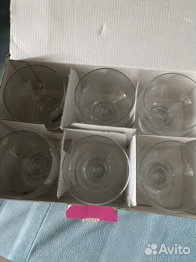 Бокалы Bohemia Чехия новые