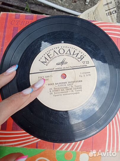 Виниловые пластинки мелодия