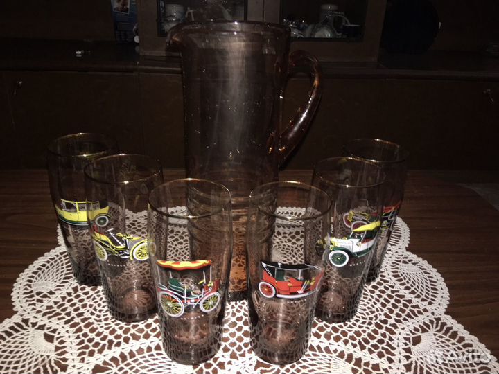 Стаканы и графин СССР много посуды по запросу фото