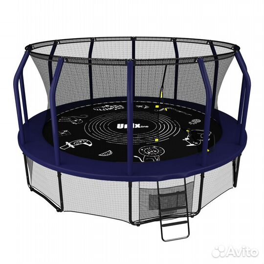 Батут Unix line Supreme Game 14 ft (green)