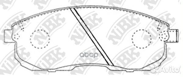 Колодки передние (nissan juke F15, teana I-II