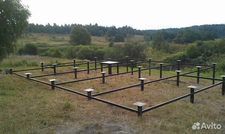 Винтовые сваи под ключ установка