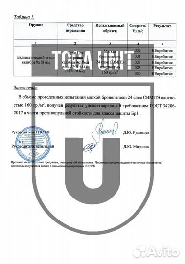 Баллистика в спину бронежилета ссо панцирь
