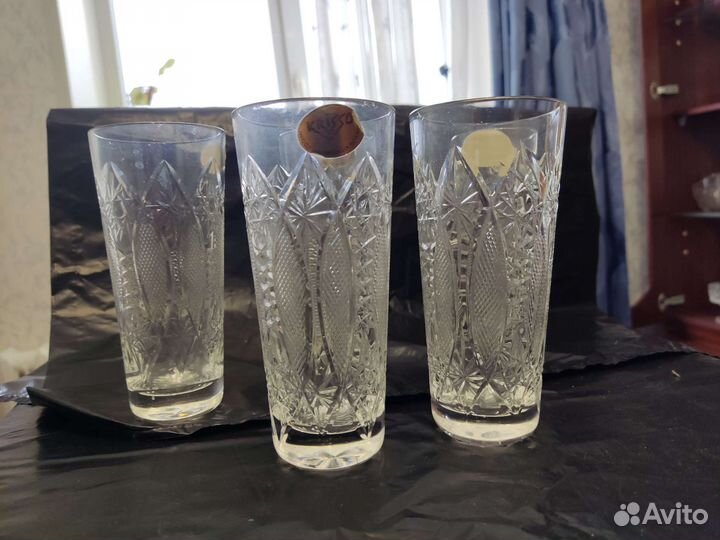 Хрустальные стаканы СССР