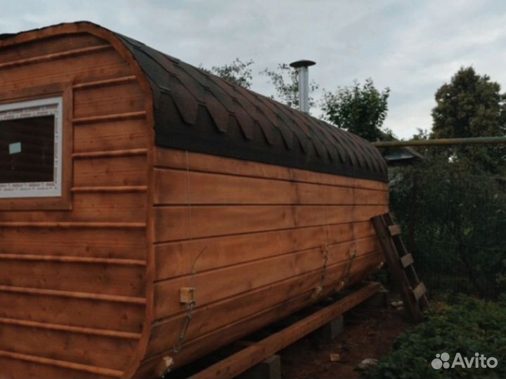 Баня бочка квадро в наличии