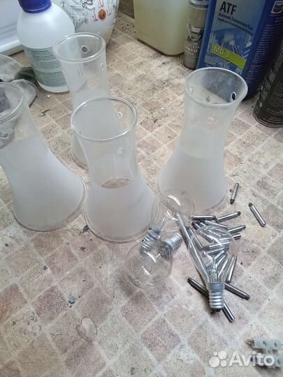 Плафончики для люстры 5 шт