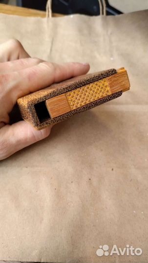 Портсигар тиковое дерево