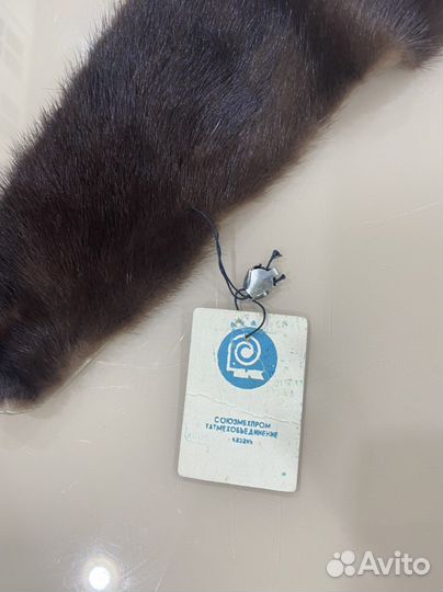 Меховой воротник норка