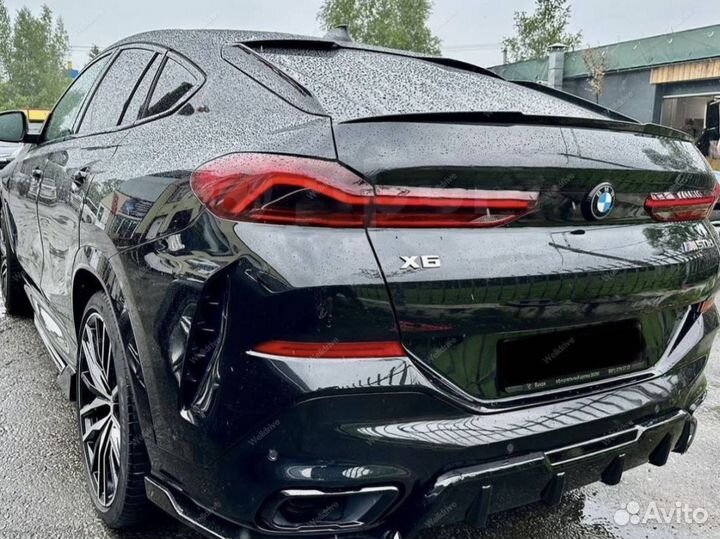 Спойлер BMW X6 G06 черный