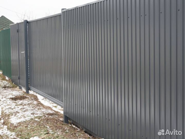 Откатные ворота под ключ