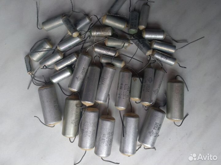 Радиодетали СССР (диод, резистор, конденсатор итд)