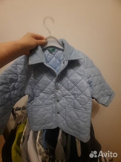 Ветровка для девочки на флисе 128