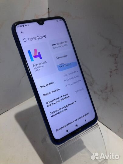 Xiaomi Redmi Note 8 2021, 4/64 ГБ