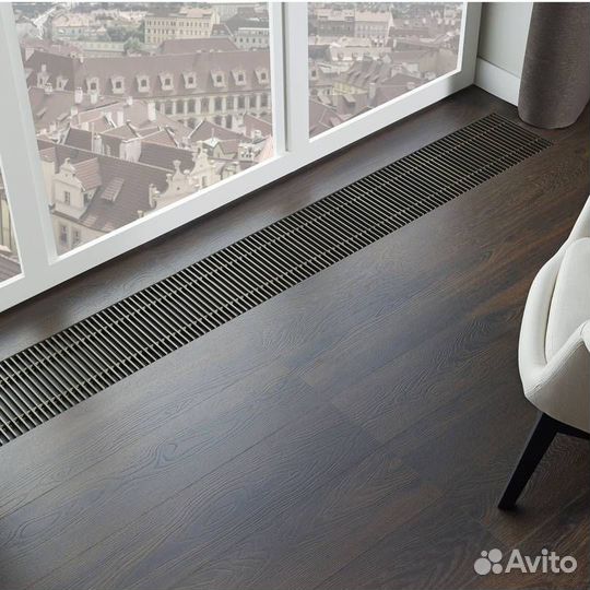 Конвектор в пол KWH 350-105-4700 мощность 3880 Вт