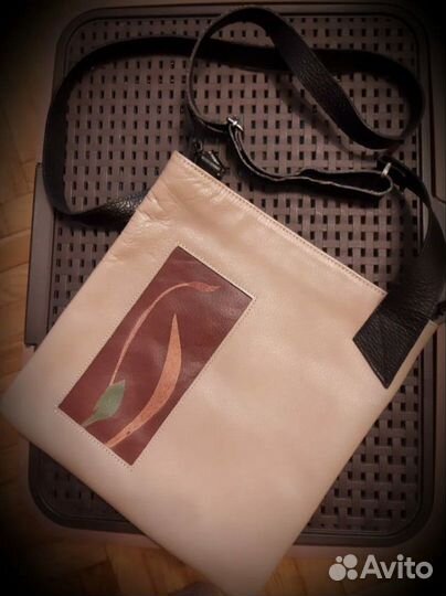 Сумка натуральная кожа из Греции