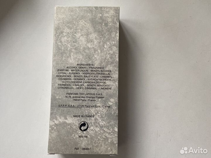 Lapidus туалетная вода