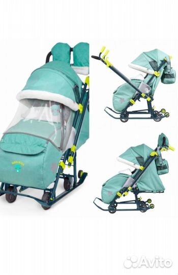 Санки коляска ника 7 3