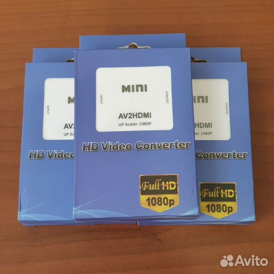 Переходник-конвертер AV-hdmi (3RCA на hdmi)