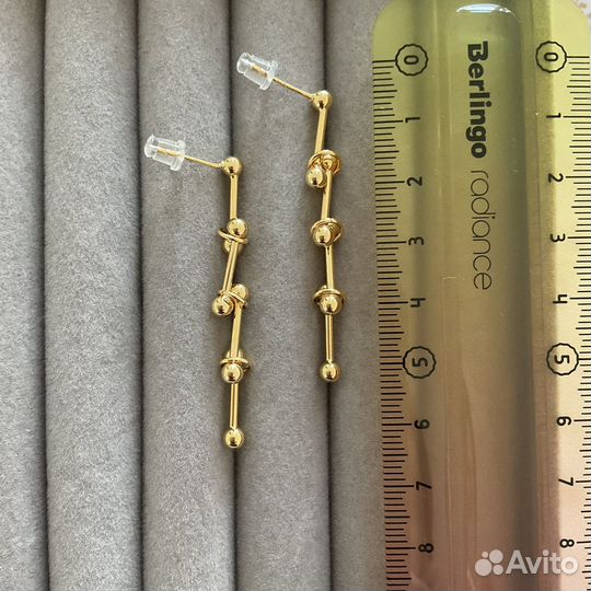 Серьги звенья в стиле Tiffany