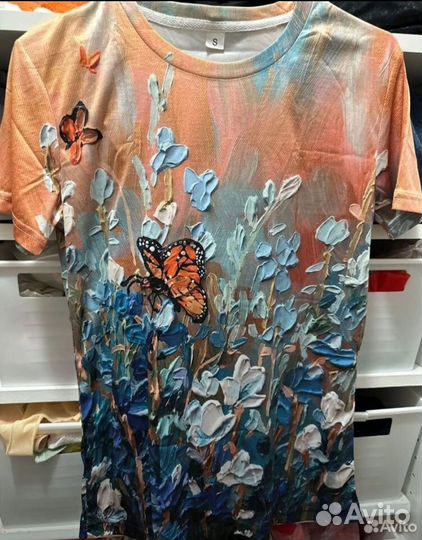 3D футболка,стиль дольче габбана