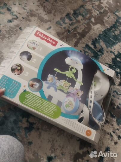 Детский мобиль в кроватку музыкальный