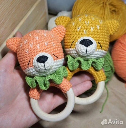 Погремушка грызунок лисичка