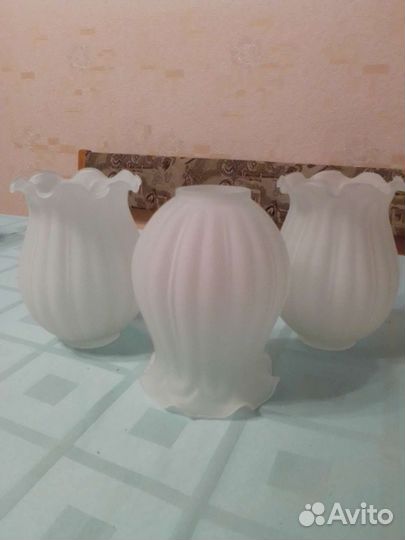 Плафоны для люстры 3 шт