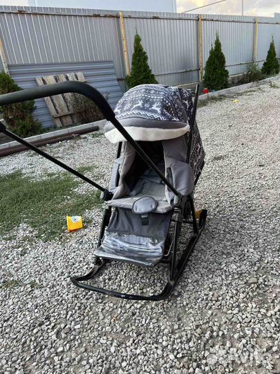 Детские санки коляска