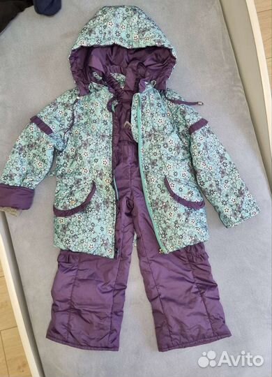 Демисезонный костюм для девочки, рост 98-104