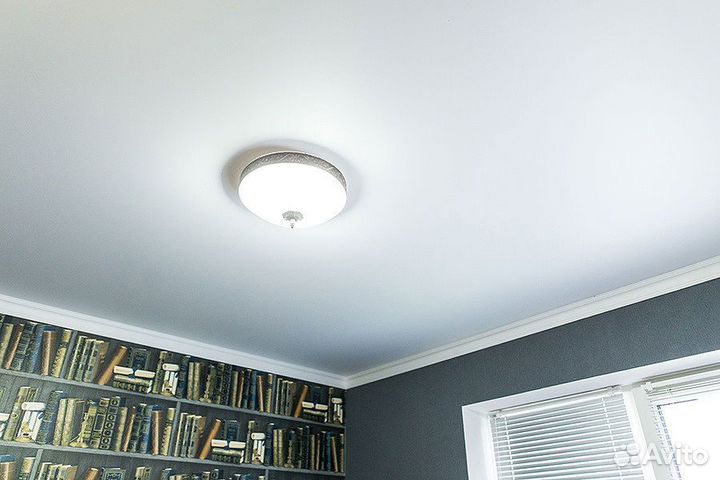 Натяжные потолки и освещение