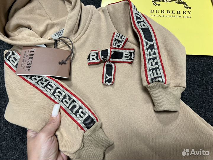 Платье туника детская burberry 2-10 лет