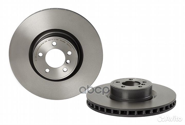 Диск тормозной UV Coated перед 09A77111 Brembo