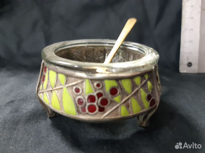 Солонка мельхиор СССР