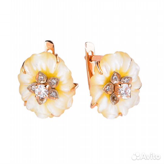 Серьги золотые