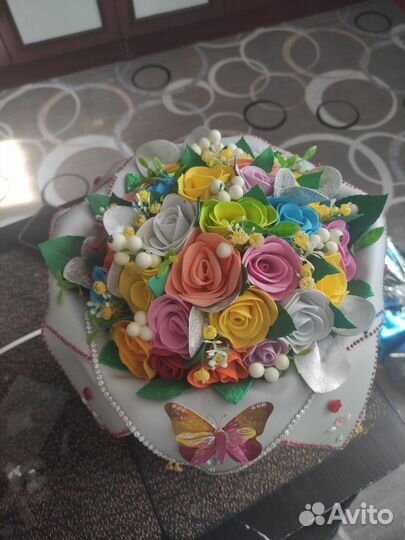 Ночник букет ручной работы