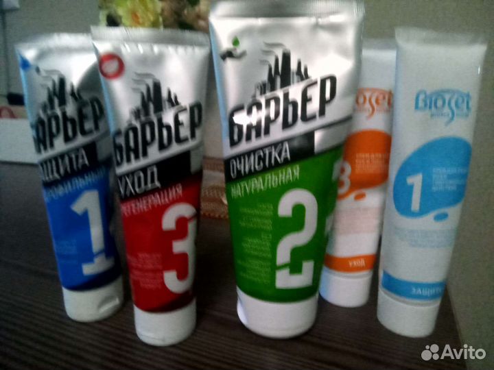 Крема и паста для очистки рук