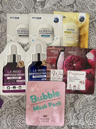 Тканевые маски для лица