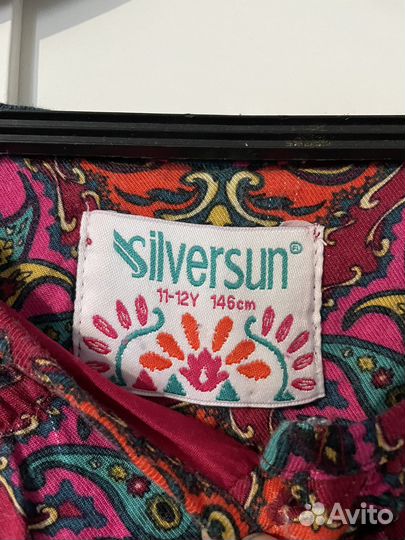 Хлопковое платье, туника, SilverSun, сарафан