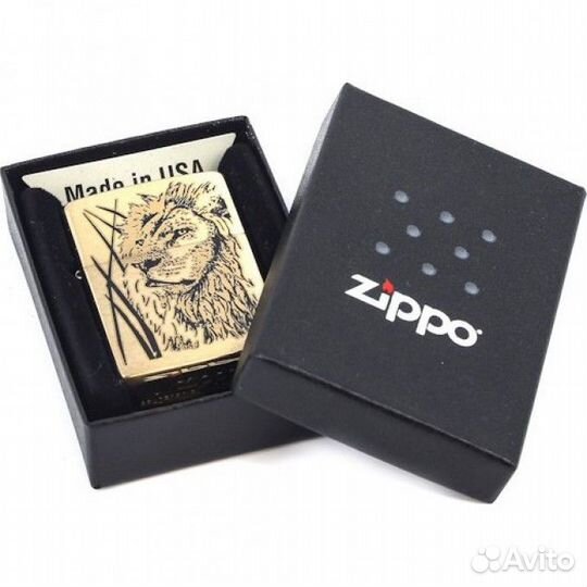 Зажигалка Zippo 204B Proud Lion Оригинал Новая