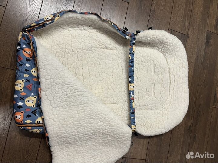 Зимний конверт в коляску