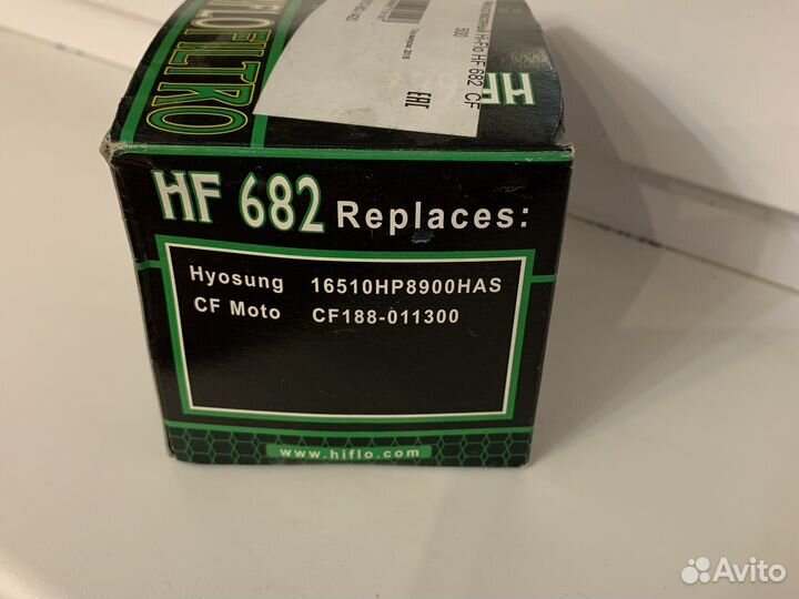 Фильтр масляный hiflo filtro HF 682