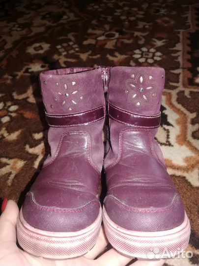 Натуральные зимние сапоги Капика