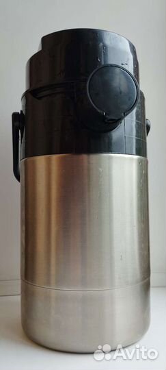 Термос с помпой 2л