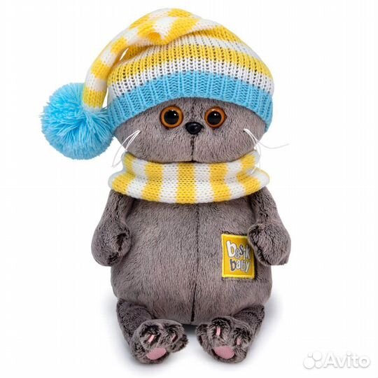 Басик baby в вязаном колпаке, вв094