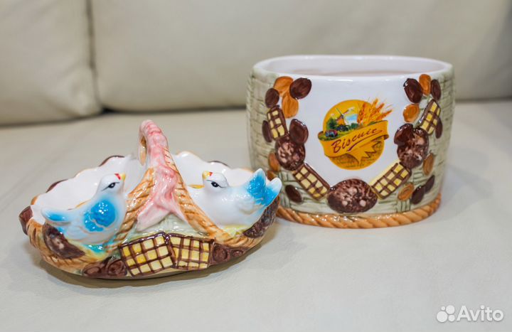 Керамическая вазочка для сладостей