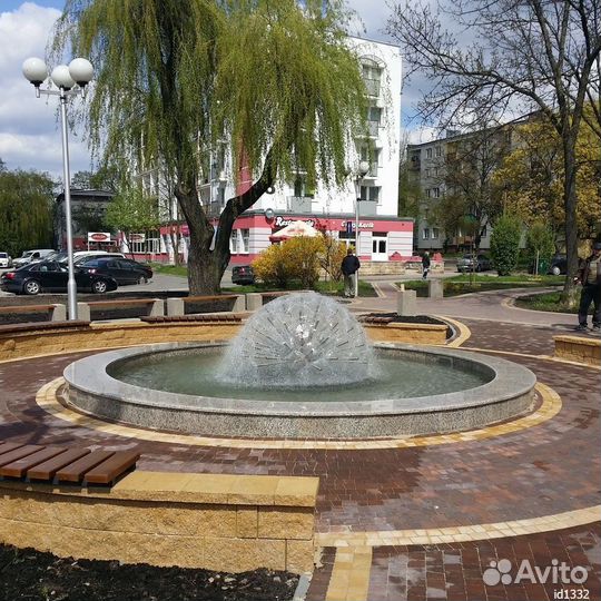 Сухой фонтан / Интерьерный фонтан