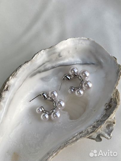 Серьги с жемчугом